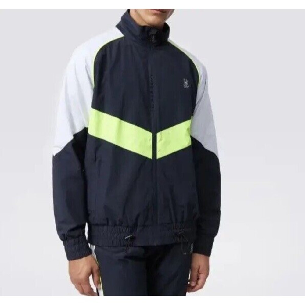 Psycho Bunny Mens size 7/XL Lowick Sport Full Zip Jacket color blocked NWT $195 - Picture 11 of 13